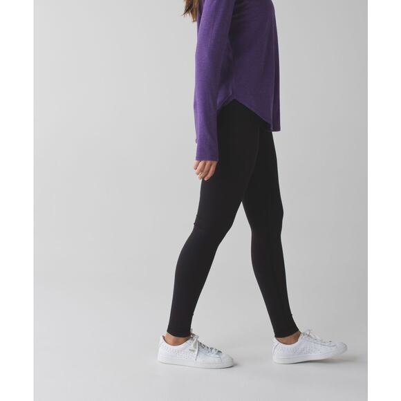 Lululemon Yogini 5 Year Long Sleeve Tee Heathered Bold Violet size 6 - Picture 7 of 10